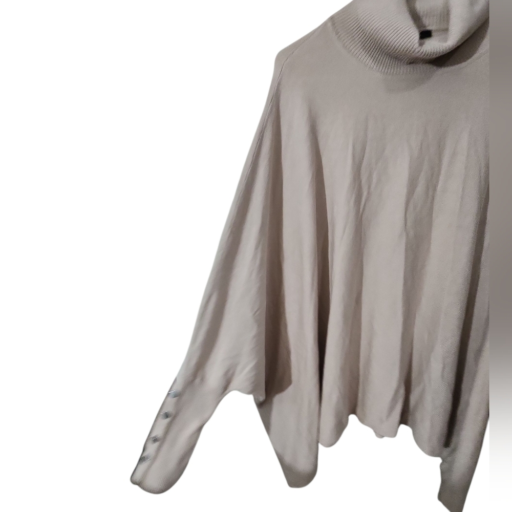 Alfani Soft Beige Cowl Neck Sweater - Picture 5 of 6